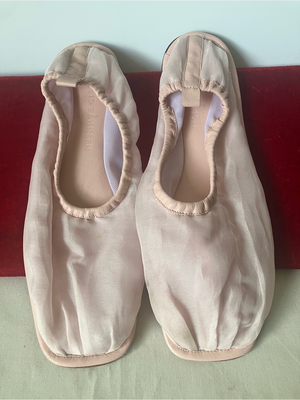 Women's Ballet-Style Elastic Top Flats - Blush Pink